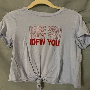 IDFWU crop top